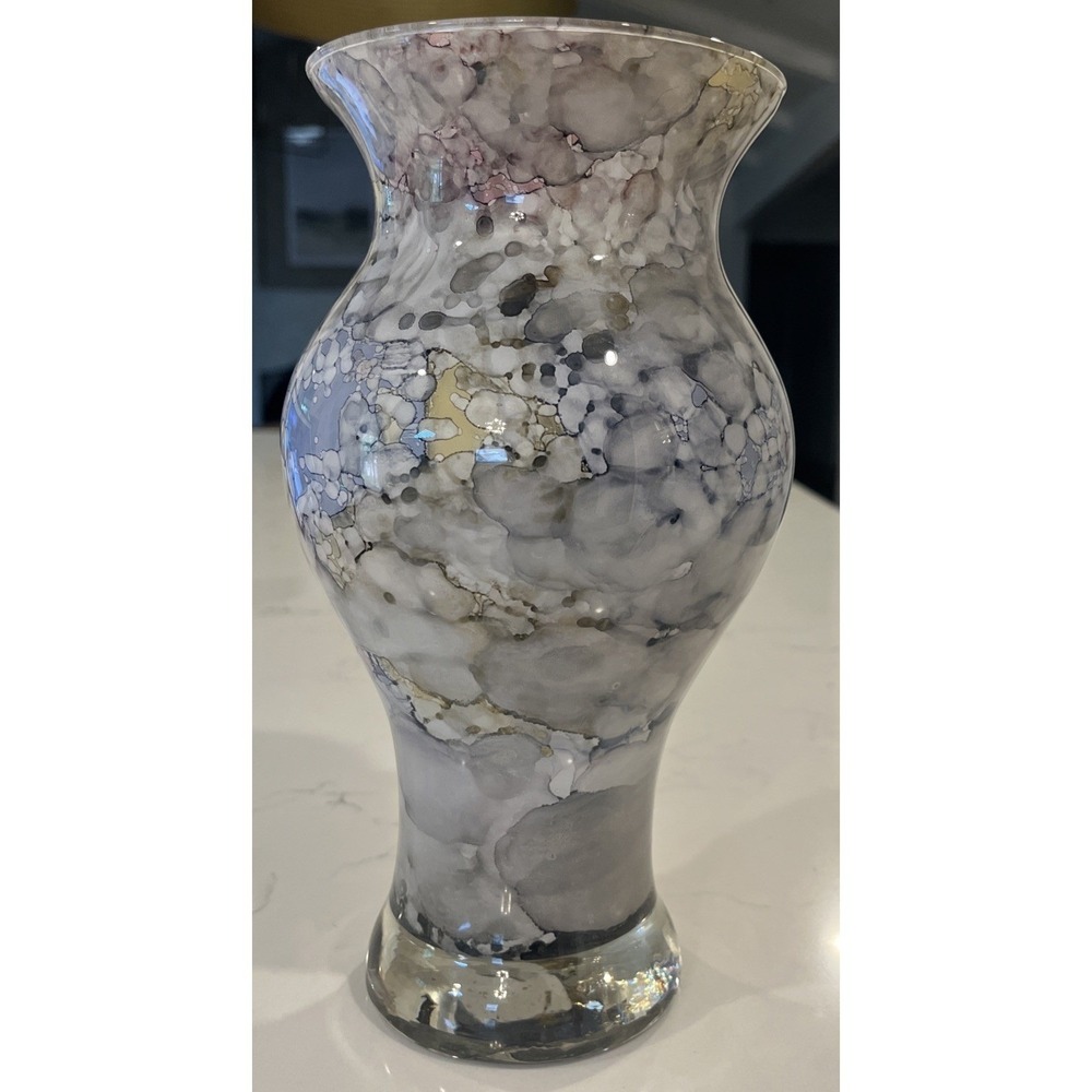 Glass Vase Franco Made in Italy Pastel Colors FR0 1/26 - Flora Art Decor‎